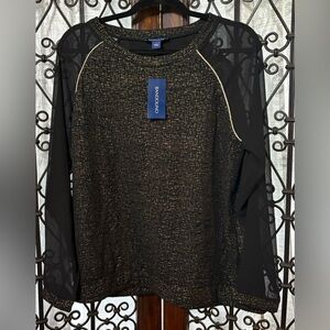 Bandolino Metallic Black Top